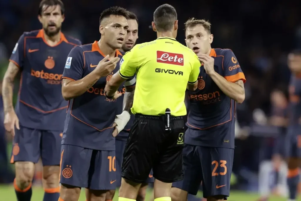 maurizio mariani napoli vs inter milan
