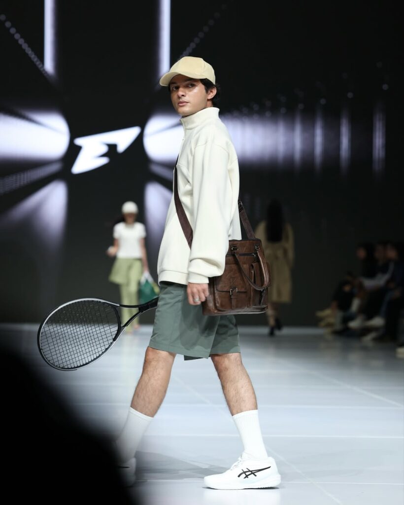 Aparel Timnas Indonesia Erspo Bawa Semangat Olahraga ke Panggung Fashion Dunia Espro cort JFW 2026